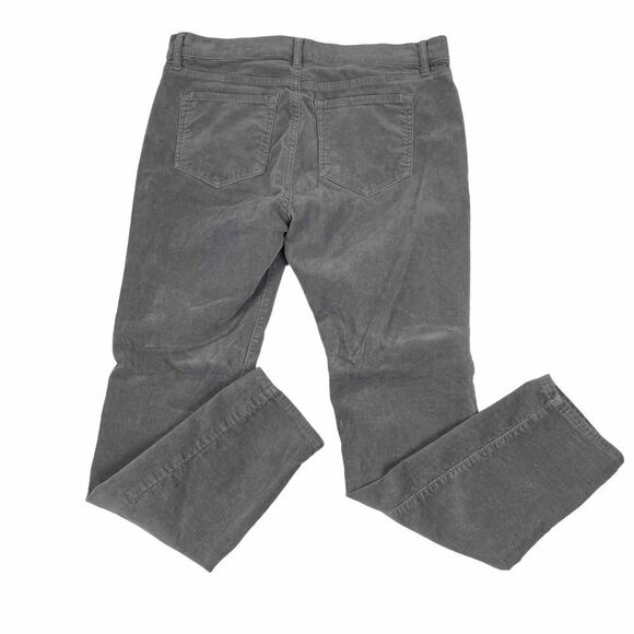 Loft Velvet Modern Skinny Pants in Gray size 8P - Picture 4 of 6